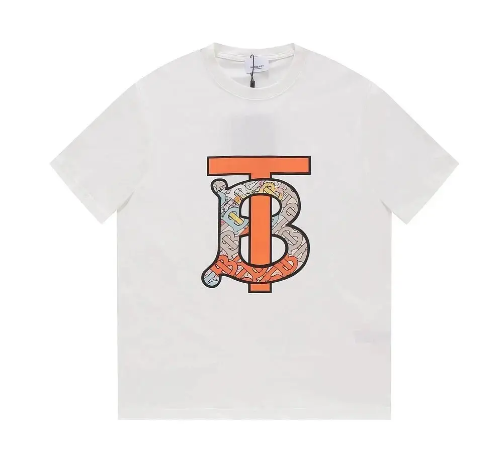 Burberry Check Sleeve T-Shirt for Men - White 2