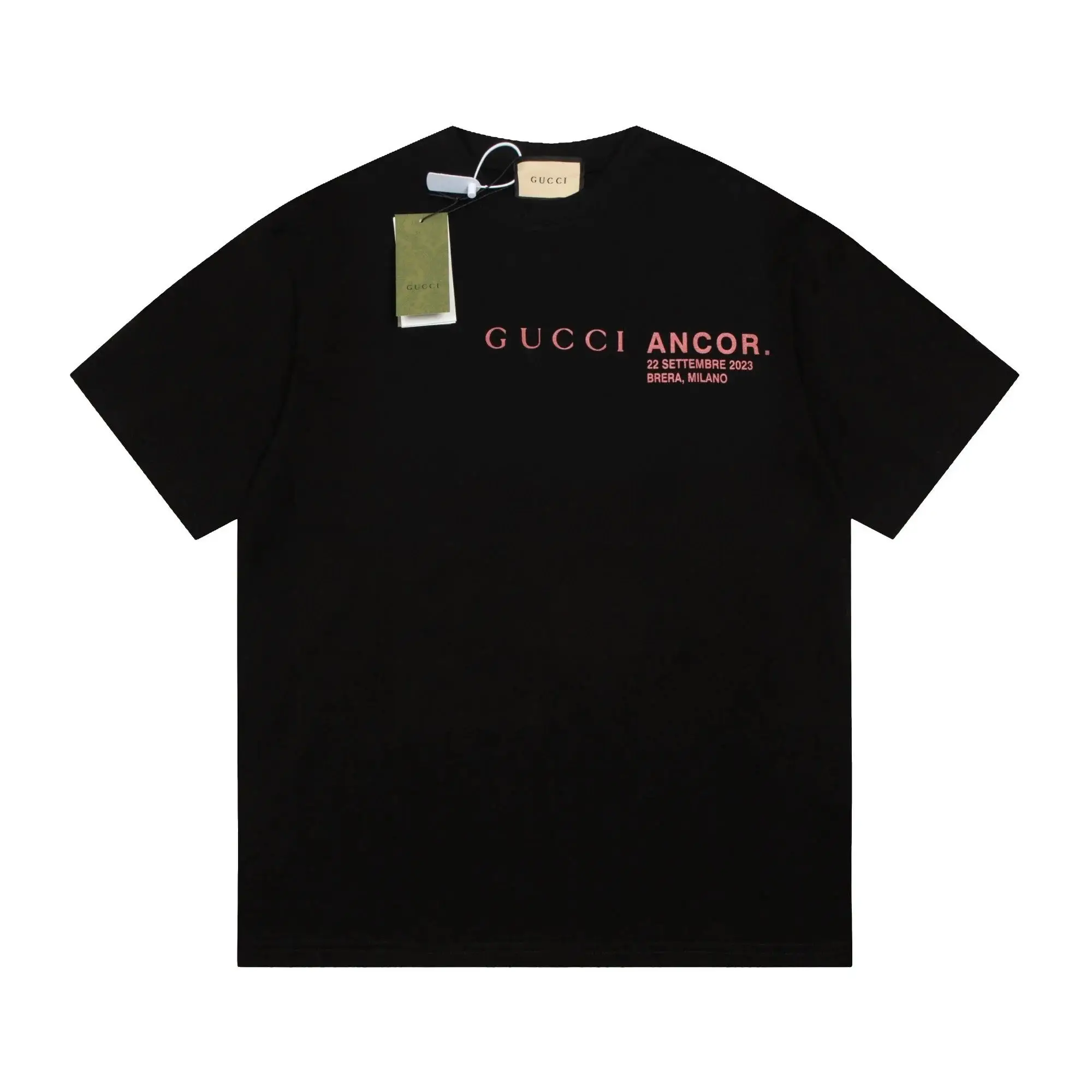 Gucci Ancor T-Shirt - White with Red Print 2
