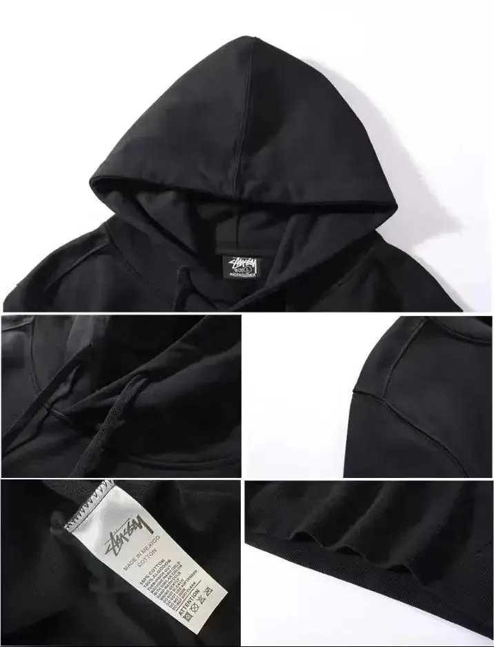 Stussy 8-Ball Hoodie - Black | Streetwear Fashion 3