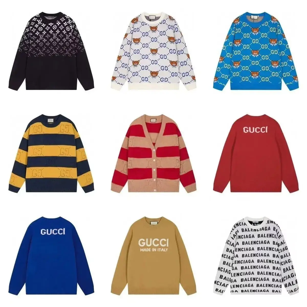 Gucci GG Supreme Sweater / Dior Gucci Sweater [9 styles]